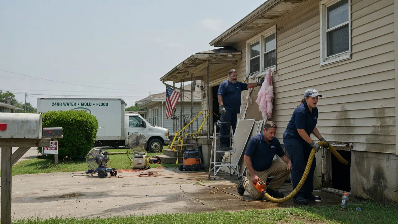 Water Damage Repair in Como, TX near me